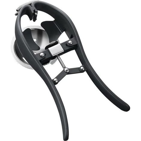 Cascador de huevos de acero inoxidable - Separador automático de huevos crudos - Separador de claras portátil - Cortador de huevos fácil - Aparato creativo de cocina (1/5)