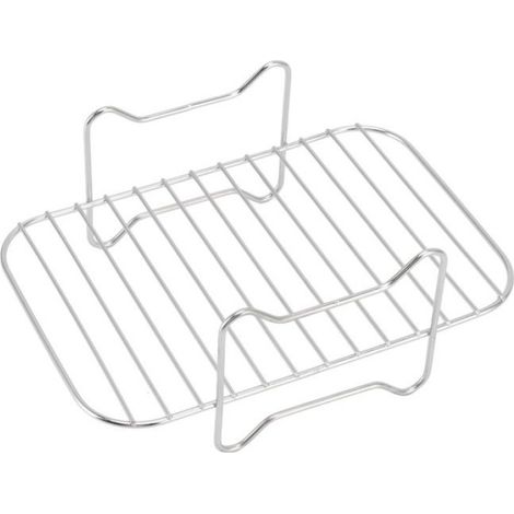 Sonew Grille de friteuse Étagère Kingle, Friteuse étagère Arrière Empilable en Acier Inoxydable Gril electromenager electrique (1/5)