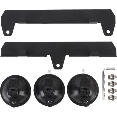 Supporto a ventosa per tettuccio apribile dell'auto, kit di montaggio per mini parabola satellitare, compatibile con finestrini di auto, camper, yacht e SUV. (1/5)