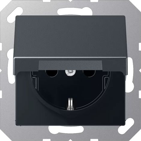 JUNG STECKDOSE SCHUKO A 1520 BFKIKL ANM ANTHRAZIT MATT STECKDOSE 4011377128392 A 1520 BFKIKL ANM (1/2)