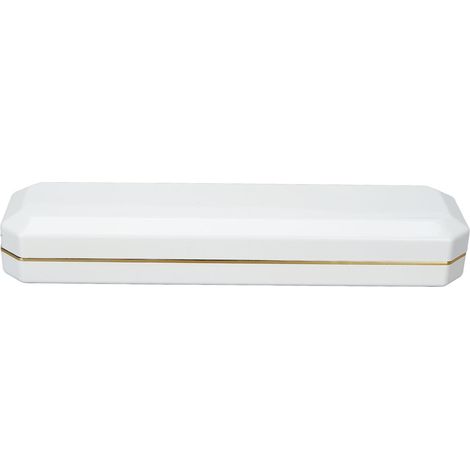 Coffret cadeau lumineux LED pour bijoux, bagues et bracelets, présentoir, blanc (1/5)