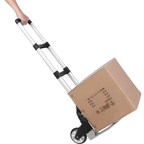 Chariot à bagages pliable en alliage d'aluminium, exclusivité entrepôt à l'étranger (1/5)