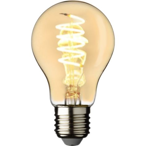 LAMPADINA SPIRALE LED VINTAGE A60 4W E27.