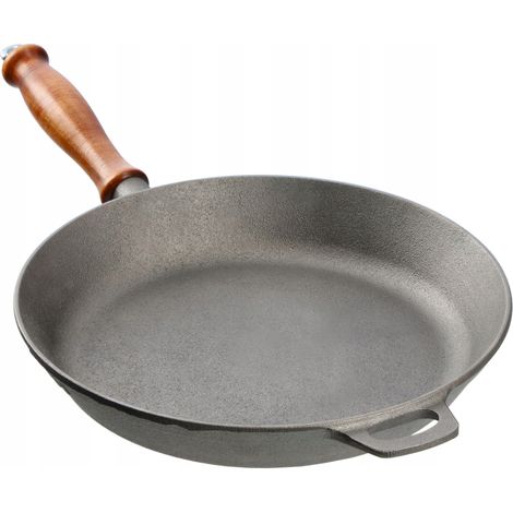KADAX Steakpfanne aus Gusseisen mit Griff, Bratpfanne aus Gusseisen (27,7 cm) (1/5)