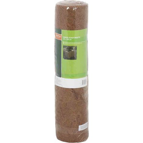 Kokos-Schutzmatte 50 x 150 cm SB-Rolle mit Banderole (1/4)