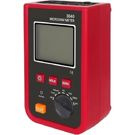 Testeur De Résistance À Faible Valeur CC Milliohmmètre Portable Méthode De Précision À 4 Fils Multimètre À 2 Canaux AC/DC (1/4)