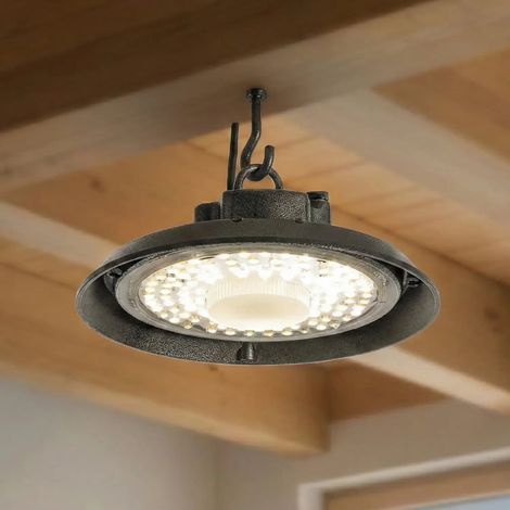 [GEBRAUCHT] B-Ware Prios Hallenstrahler Hallenleuchte Led Highbay Schwarz Maikel Ip65 Beleuchtung