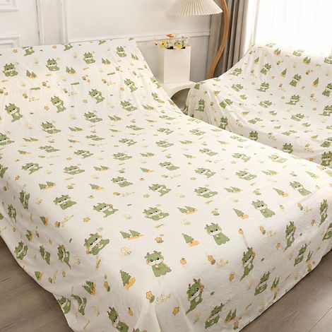 Housse de protection anti-poussière petit dinosaure joyeux 2,4 × 1 m adapté aux longs meubles TV, bureaux, etc., 21 × 17 × 3 cm, 250 g – Livraison gratuite