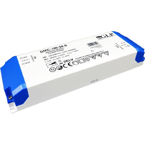 Fuente De Alimentación Regulable Triac LED De 100W 24V - GLP (1/2)