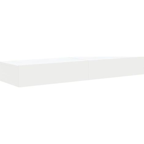 Mobile TV multimediale scaffale TV credenza TV sala da pranzo soggiorno camera da letto con illuminazione a LED 2 pezzi 60 x 35 x 155 cm bianco 020028889