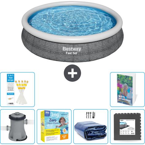 Bestway Bestway Fast Set Ronde - 366x76 cm - 7-pièces S285 (1/5)
