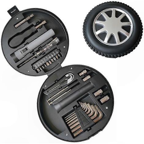 29-teiliges Handwerkzeugset für Zuhause, komplettes Set mit Heimwerkerzubehör, multifunktionale Ausrüstung für Heimwerkerarbeiten, inklusive Aufbewahrungskoffer. (1/5)