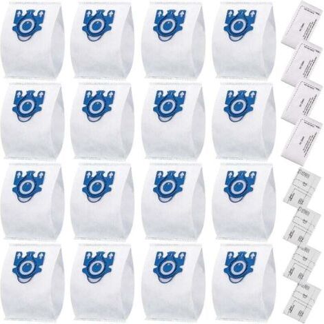 FENOPLASTICAFOREHILL Lot de 24 aspirateur pour Miele Gn 3D Classic C1 Complete C2 C3, S227, S400i, S600, S800 Airclean 3d efficacité sacs à poussière remplacer Miele Gn aspirateur sac à poussière part (1/5)