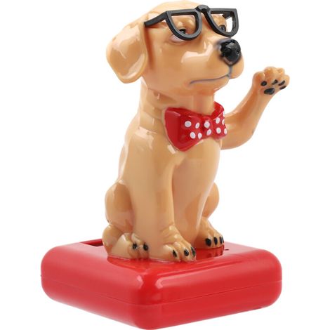 Solarbetriebener Hundeschaukel-Kinderwagen und Heimdekoration, 6710,5 cm umweltfreundliches Ornament.
