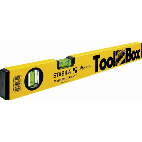 Stabila Toolbox 16320 Livella a bolla in metallo leggero 43 cm 0.5 mm/m (1/3)