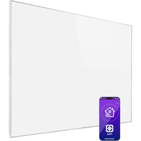 Wonderwall Smart Infrarotheizung 100x120cm App-Steuerung 1200W Wochentimer IP24 (1/5)
