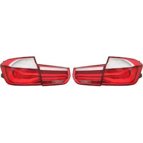 Paire de feux arriere BMW Serie 3 F30 2011-2019 Led LTI Rouge Clair-38697931
