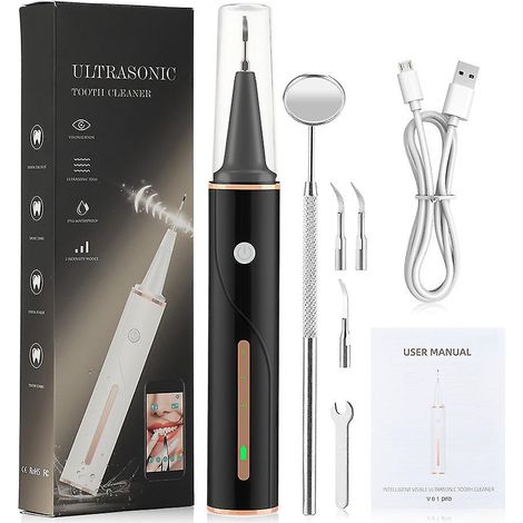 dtartreur Dentaire Visuel Ultrasons Kits Dentaires,plaque Dentaire Rechargeable,blanchiment Dentaire,outils Kit De Nettoyage Des Dents (1/5)