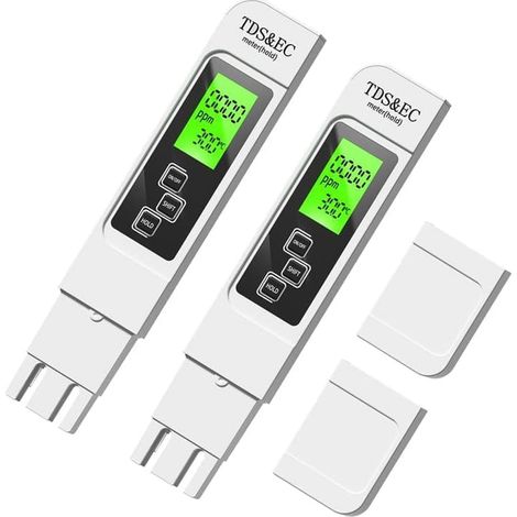 4-in-1 TDS-Wassertester – Misst TDS, elektrische Leitfähigkeit und Temperatur (°C/°F). Geeignet für Trinkwasser, Brunnenwasser, Poolwasser und Umkehrosmose-/deionisiertes Wasser. (1/5)