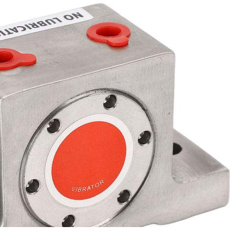Vibreur pneumatique GT10 en acier inoxydable, turbine à air comprimé, raccord G1/8" entrée/sortie, agitateur industriel pour trémie et entonnoir, vibration à bille, alimentation continue (1/5)