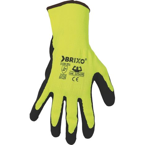 GUANTI BRIXO ROCKY ACRIL.SPANDEX/LATT.SCHIUM. L
