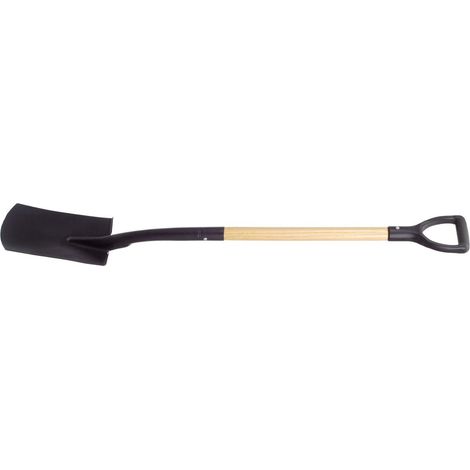 Stocker Pelle large en acier avec manche en bois