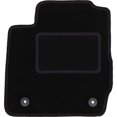 Fahrermatte aus Velours für: Ford Fiesta MK7 Schrägheck (2008–2011), schwarz