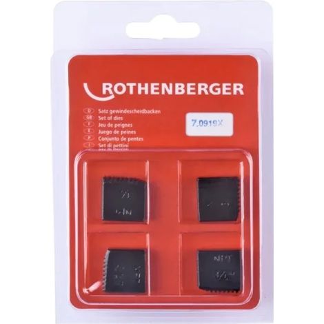 ROTHENBERGER SC ganasce taglienti, NPT, 3/4 ", 4 pezzi - 070919X
