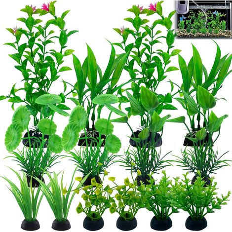 Aquarium Decoration Plante 14 Pièces Plantes Artificielle Aquarium (1/5)