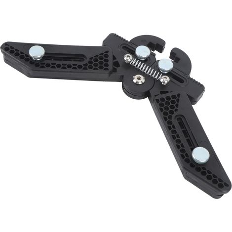 Support d'arc antidérapant réglable avec pied de stabilité, rack noir pour poulie d'archerie (1/5)
