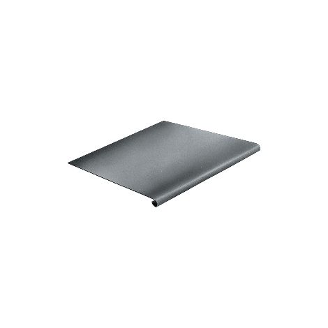 Bande à ourlet - Zinc naturel - dev. 166 mm - 0.65 mm x 135 mm x 2 m - 204255000