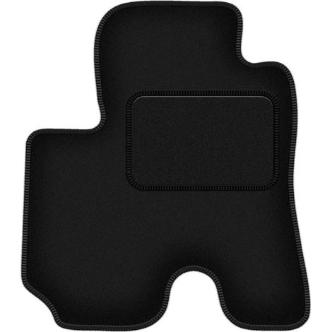 Alfombrilla de conductor negra para Toyota RAV4 II FL 5 puertas (2003-2005)