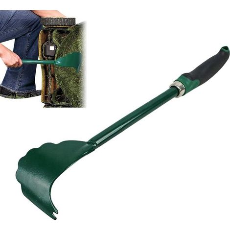 Lawn mower scraper cleaning brush with stiff bristles, garden accessory for cleaning floors, walls, furniture and lawn mower decks (1/5)
