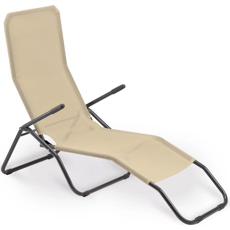 Garden Friend Sdraio Formentera basculante 57x140x96h cm beige