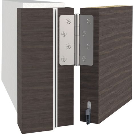 Guarnizione porta Schall-Ex L-8/30 WS 1-s.L.1083mm B.8mm alluminio argento argento HLT L/R