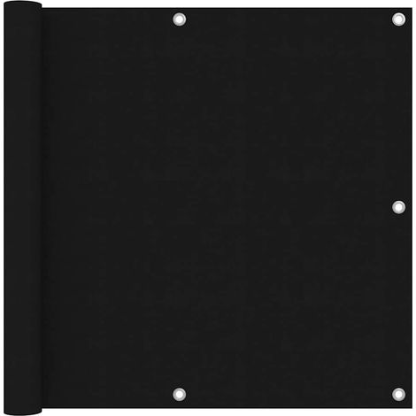 Balcony Screen Black 90x300 cm Oxford Fabric vidaXL