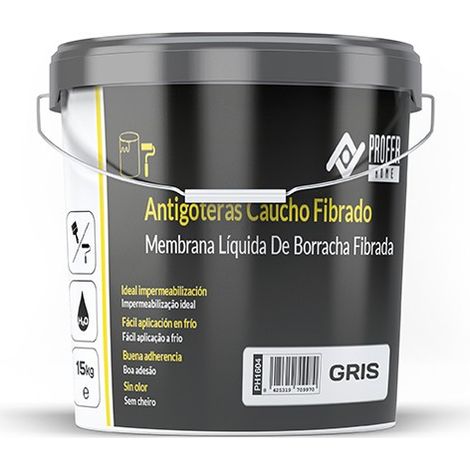 ANTIGOTERAS CAUCHO FIBRADO GRIS