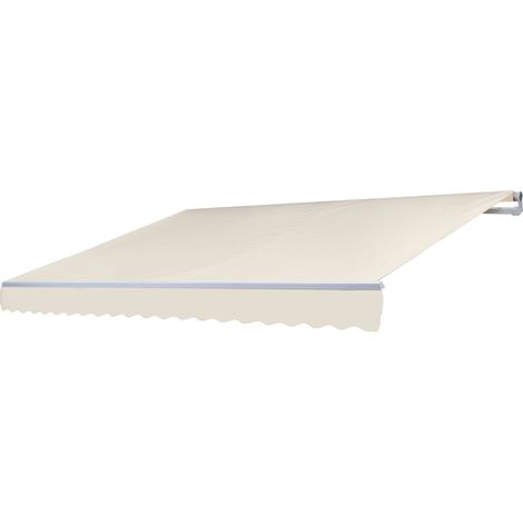 [NEUWERTIG] Ersatz-Bezug für Markise HHG-609, Gelenkarmmarkise Ersatzbezug Sonnenschutz, 4x3m Acryl creme