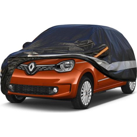Autoabdeckung 10 Schichten Wasserdicht Atmungsaktiv für Renault Twingo (2007-2023) Schwarz (1/5)