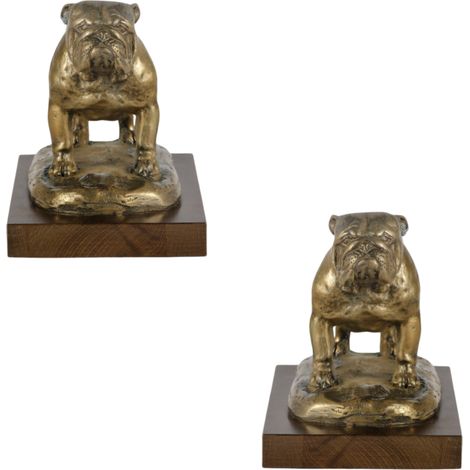 Bouledogue anglais, Bulldog IV - statuette de chien, figurine de bureau, trophée pour exposition canine par Art-Dog (1/5)