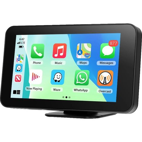 Moniteur de voiture, écran HD de 4,7 pouces, connectivité Bluetooth, avec caméra (1/2)