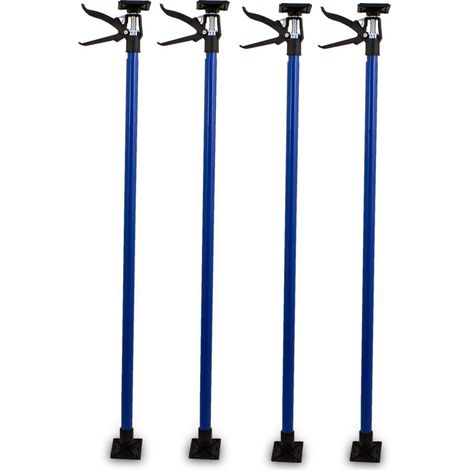 Bituxx 4x Schnellspannstütze Deckenstütze Einhandstütze Montagestütze 115-290 cm (2 Paar) (1/5)