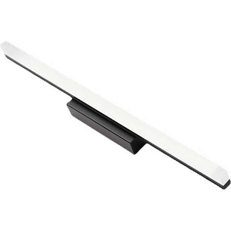Ortviai Applique LED pour Miroir de Salle de Bains, 40 cm, 6 W, Noir, 3 Couleurs Réglables, Étanche et Anti-buée (1/5)