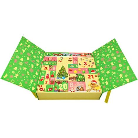 Weihnachts-Adventskalender, dekorativer Countdown-Kalender, Geschenkboxen, DIY-Weihnachts-Adventskalender für Freunde, Kollegen, Kinder usw. (1/4)