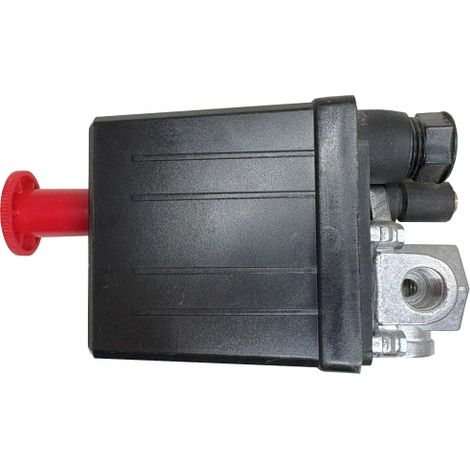 Druckschalter 240V 16A 175psi inkl. Entlastungsventil und 4 Anschlussgewinde (1/5)