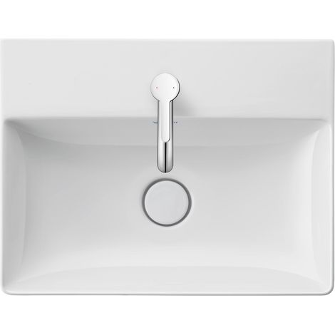 Duravit DuraSquare lavabo Compact, 50x40cm, 1 trou pour robinet, (1/4)