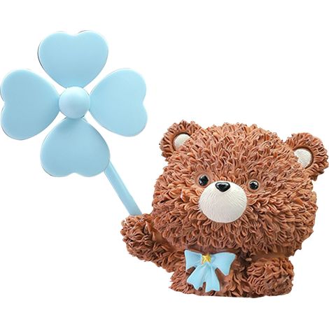 Diffuseur de parfum voiture ours mignon, clip aération, désodorisant auto aromathérapie, accessoire véhicule parfumé portable (1/5)