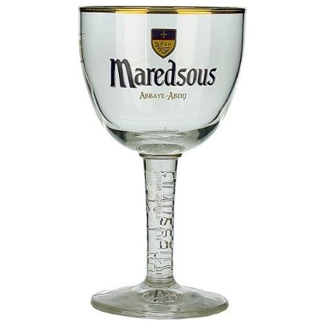 Maredsous - Lot de 2 verres à bière 25 cl - Officiels Belgique