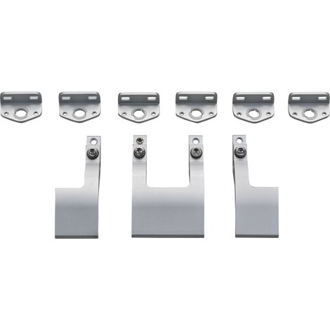Lamp® Verriegelungshebel EB90 für 3 Konsolen, Hebel für EB-Klappwinkel, Einhandbedienung, für breite Regalböden, Aluminium eloxiert (1/4)