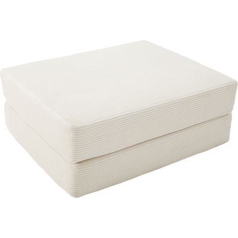 CAIziPouf en velours côtelé convertible en fauteuil, pliable et confortable (1/5)